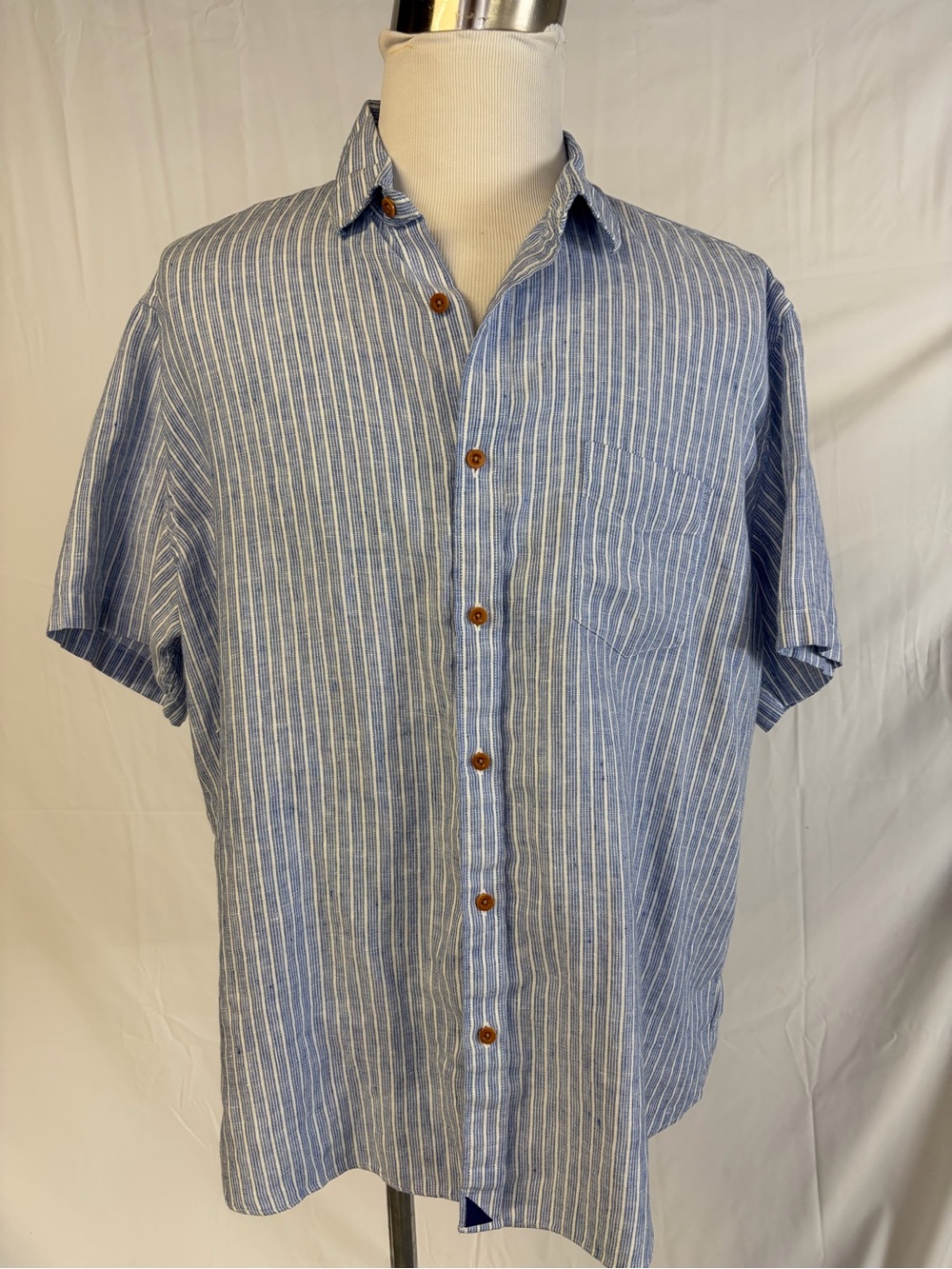 UNTUCKIT Short Sleeve Linen Button up XXL